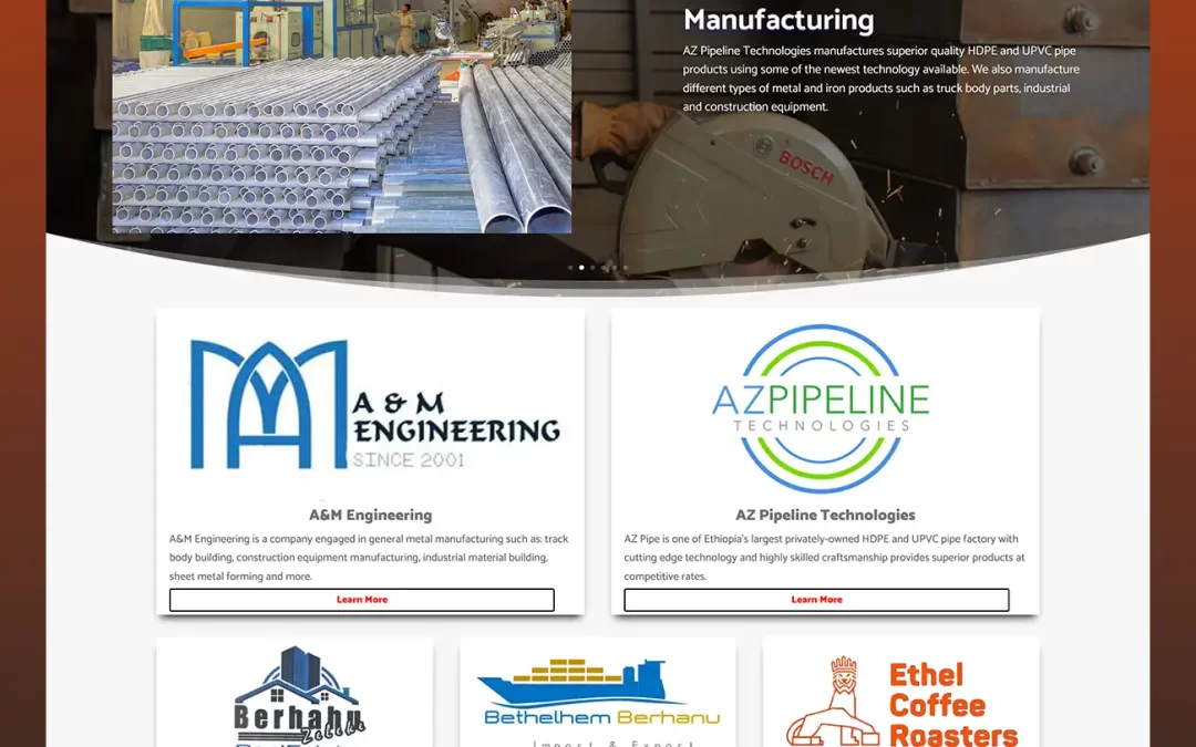BAFM Investment: Holding Company Website Design Project