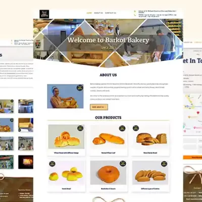Barkot Bakery: Bread Shop & Bakery Website Design Project