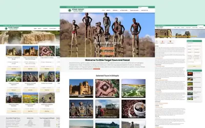 Ethio Target Tours & Travel: Tour Guide Website Development Project