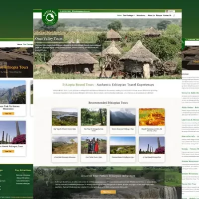Ethiopia Bound Tours: Travel Company Website Development Project