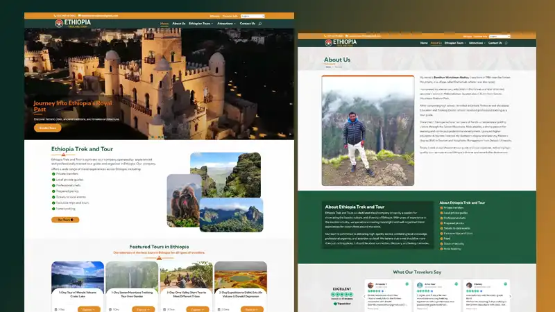 Fiker Getachew Ethiopia Lawyer Law Office Attorney Website Design Service Engocha Technologies