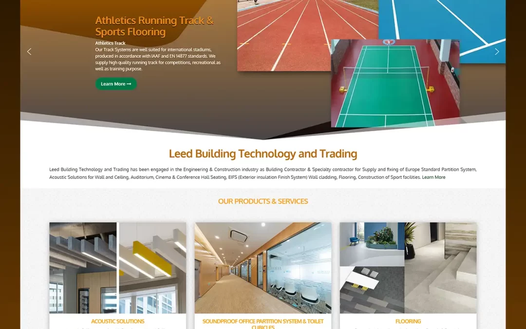Leed Building Technology Website Design Project