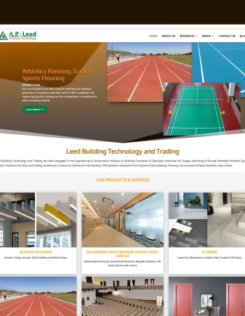 Leed Building Technology Website Design Project