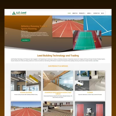 Leed Building Technology Website Design Project
