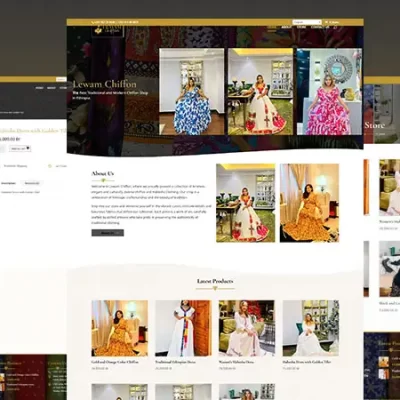 Lewam Chiffon Website Design & Development Project