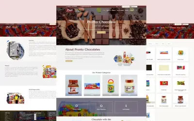 Pronto Chocolates – Chocolate Factory Website Development Project