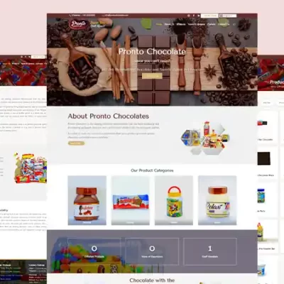Pronto Chocolates – Chocolate Factory Website Development Project