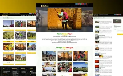 Rotate Ethiopia Tours Website Design Project