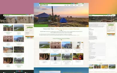 Simien Ethio Tours – Tour Operator Website Design Project