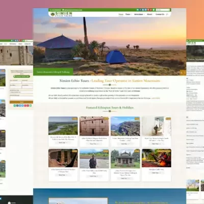 Simien Ethio Tours – Tour Operator Website Design Project